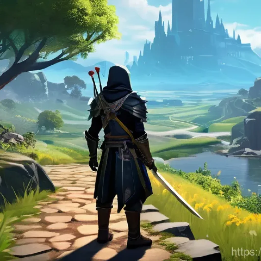 나이트크로우 초보 탈출 가이드 - **Prompt 1: "The First Steps in Night Crows' Vibrant World"**
"A young, determined male characte...