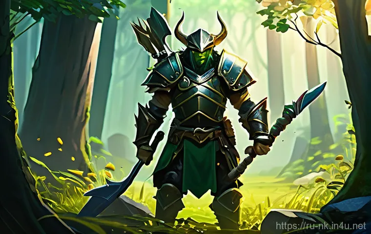 나이트크로우 최고 효율 사냥터 - **Prompt 1: Efficient Solo Farming in a Rich Forest**
"A male fantasy warrior, late 20s, wearing...